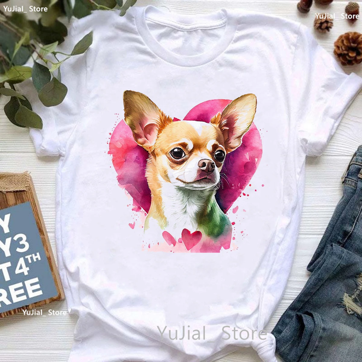 Рисунок 4 - Футболка Kawaii Love Dog с принтом