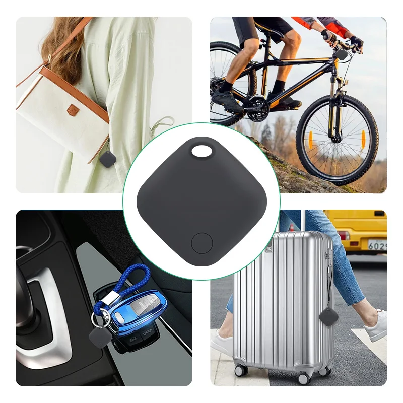 Bluetooth Long Distance Tracker For Apple Air Tag Alternatives Work with Apple Find App My Key Finder Car Luggage Bag Locator