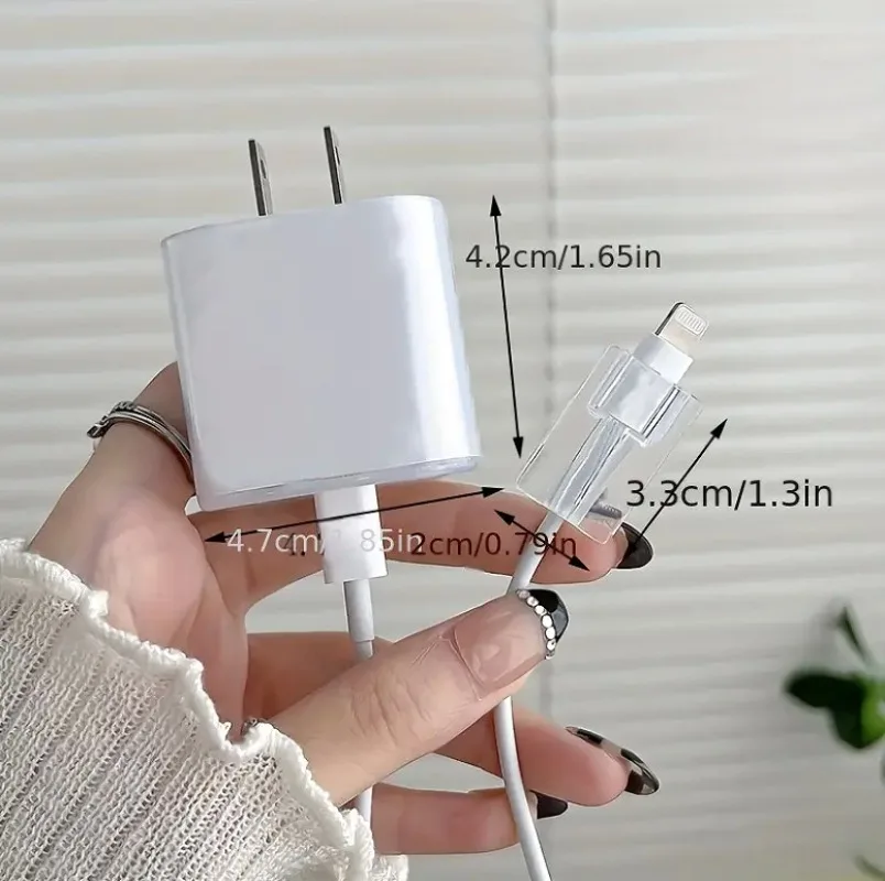 Lovely cherry candy 18/20w charger protective case for iPhone 14 13 Pro Max Love Heart Data Cable Management Cord Winder Kit cable organizer cable management bracket