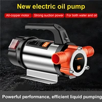 Pompe Électrique DC 12V 24V 48V 220V pour Huile et Eau Portable Haute Puissance Usage Industriel ou Véhicule Pompe Diesel avec Poignée 2
