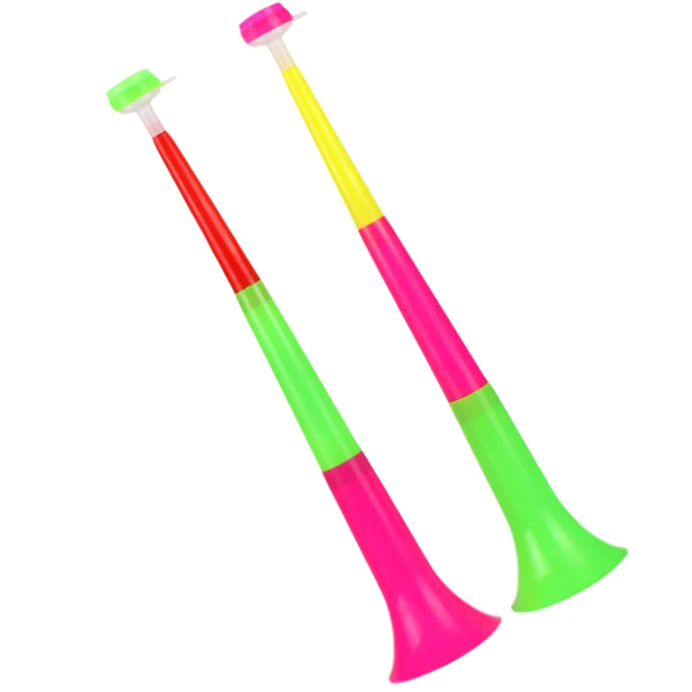 

2 Pcs Ball Game Cheering Props Soccer Horn Playthings Trumpet Toy Football Noise Makers Toys Children’s