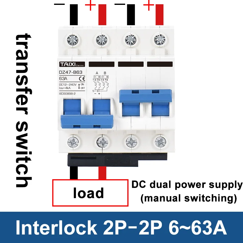 Interruttore Magnetotermico CC 2P 80A - Per Impianti Solari, Batterie, Inverter E Sistemi Fotovoltaici 12-48V - Foto 8