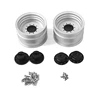 Tires Tyre Wheel Hub Rims for 1/14 Lesu Model Aoue-BL71 Two-head Busy Loader Rc Hydraulic Model Diy Upgrade Parts 5