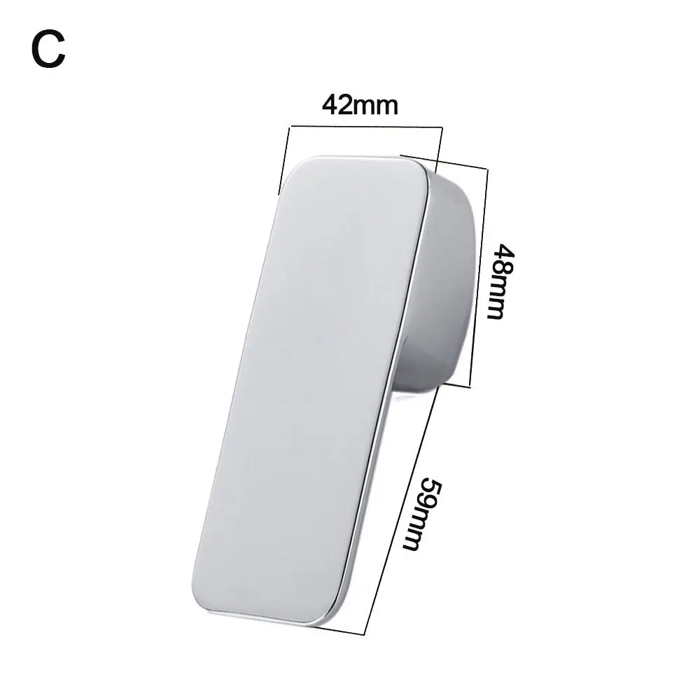 ก๊อกน้ำชุบโครเมี่ยมโลหะก๊อกน้ำร้อนเย็นก๊อกน้ำสวิทช์มือจับ 35 มม./40 มม.มือจับคันโยกเปลี่ยนห้องครัวห้องน้ำ 1