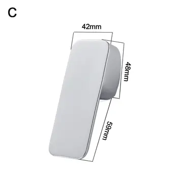 ก๊อกน้ำชุบโครเมี่ยมโลหะก๊อกน้ำร้อนเย็นก๊อกน้ำสวิทช์มือจับ 35 มม./40 มม.มือจับคันโยกเปลี่ยนห้องครัวห้องน้ำ 1