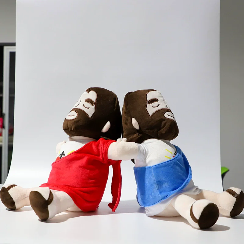 Kids Adult Jesus Plush Doll Toys Soft Respirable Jesus Heart Plushies Comforting Music Toy Easter Christmas Gifts