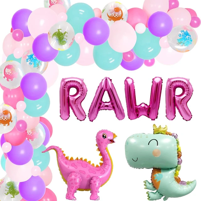 Decorazioni Compleanno Dinosauri 3 Anni, Kit Palloncini Dinosauri