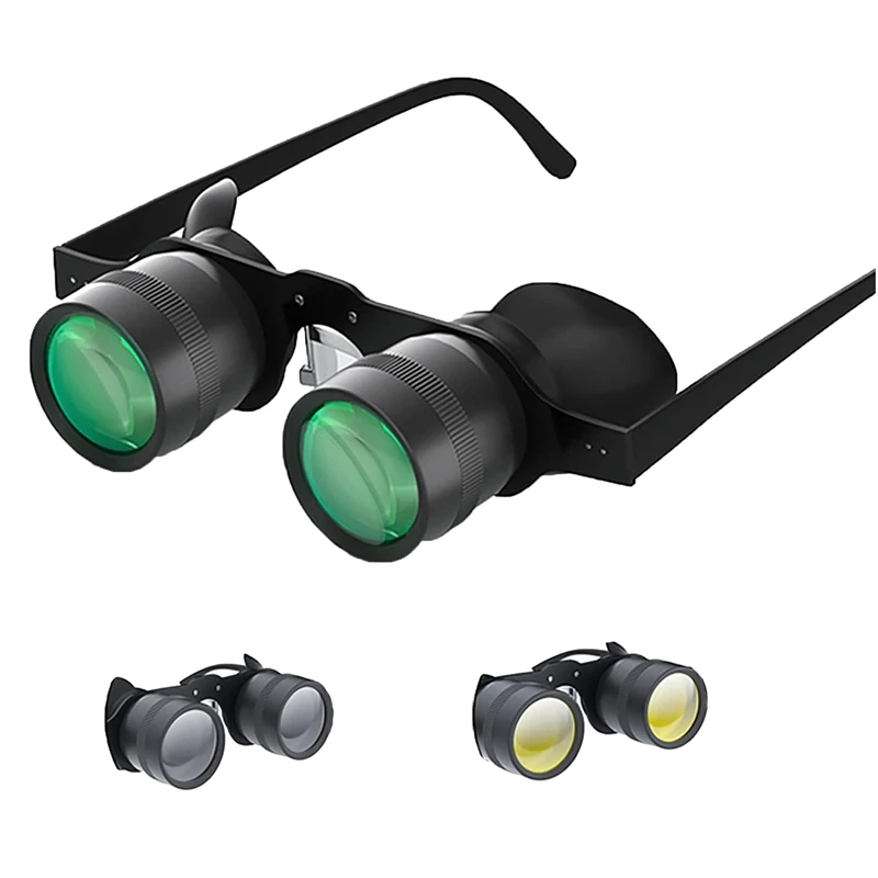 

Binoculars For Bird Watching,Theater, Portable Telescope Zoom Magnifier With 2 Polarized Lenses