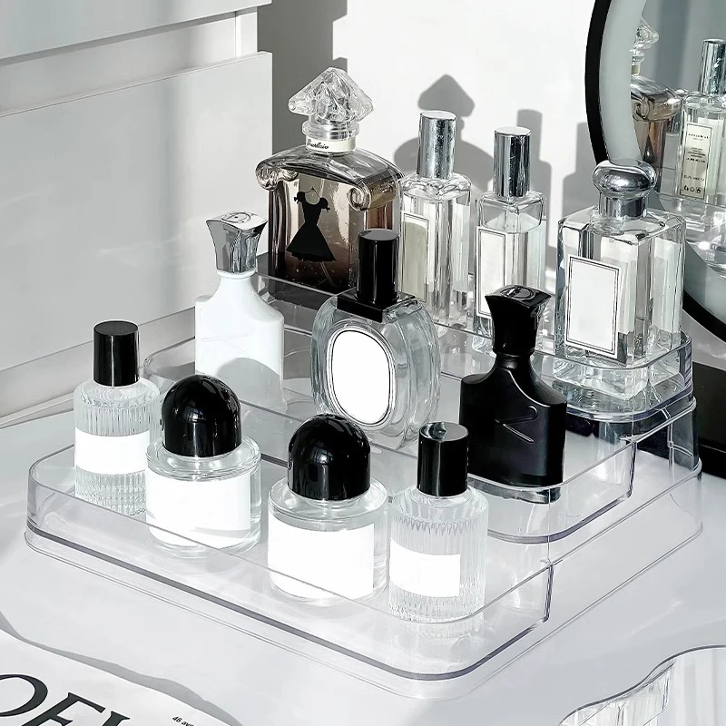 Elegant Perfume & Makeup Organizer Rack