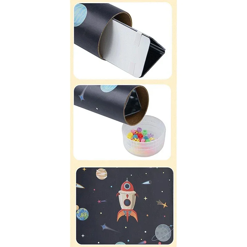 DIY Rotating Kaleidoscope Kits Science Experiment Educational Kids Craft Brain Hands-Eyes Cooperation Toys for Children Gift Toy