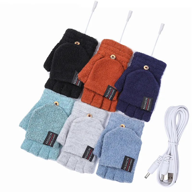 Winter Heated Gloves USB Electric 2