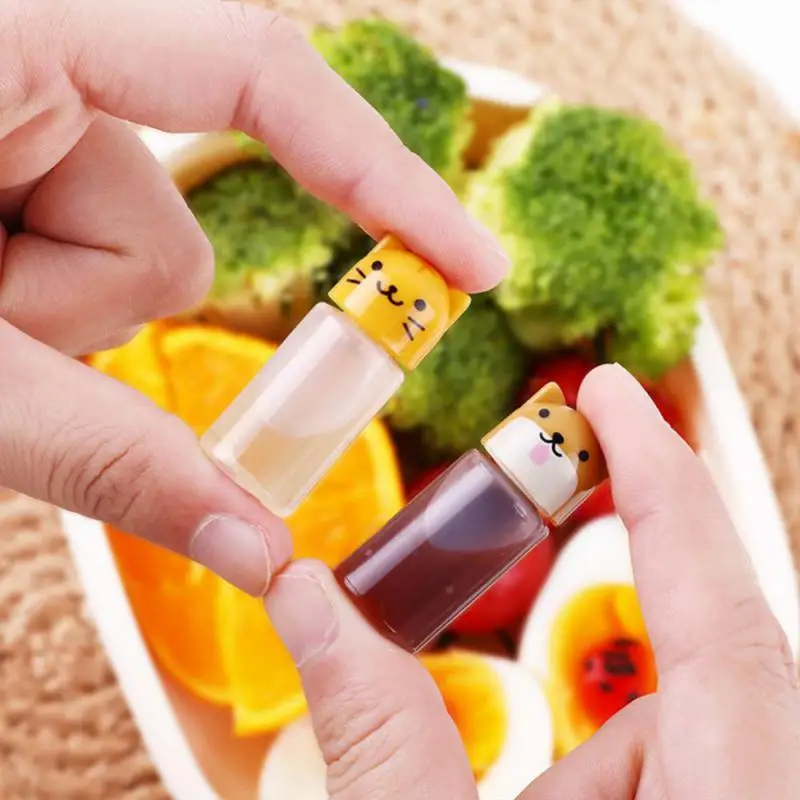2PCS Mini Squeeze Sauce Bottle Portable Multi function Salad Sauce