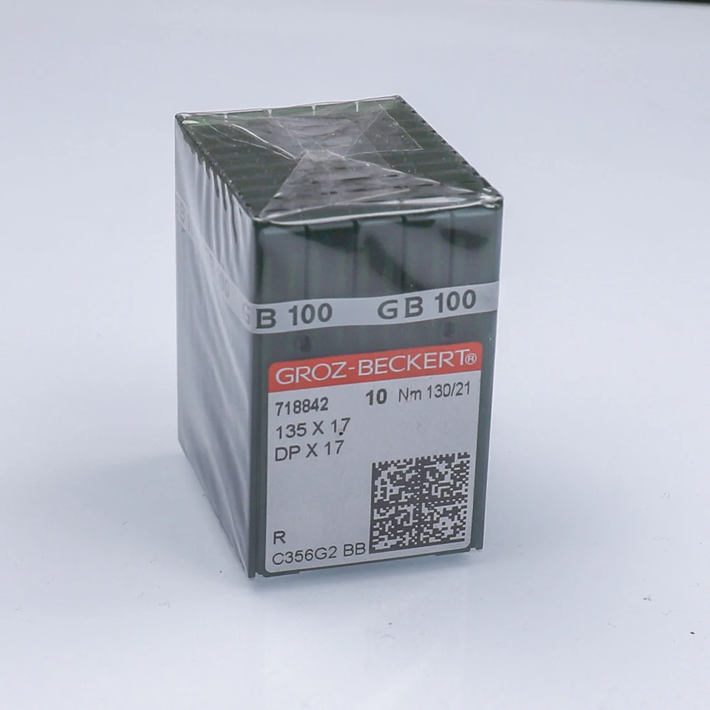 100 PCS Sewing Machine Needles GROZ-BECKERT DPX17135X17 GEBEDUR Heat Proof Titanium Needle For Buttonhole Bar Tacking Machine 2