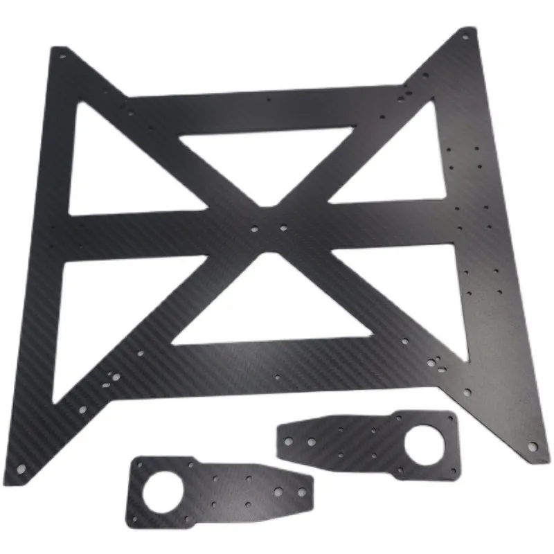 

carbon fiber Rat Rig V-Cast IDEX 3D printer X motor mount Y carriage plate kit for Vcast 3D printer