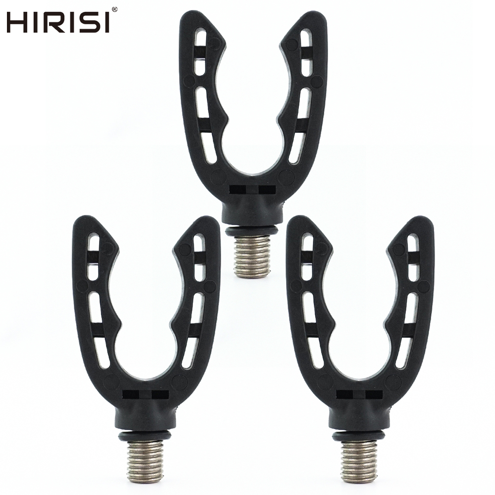 Hirisi 3 Pieces Carp Fishing Rod Rest Head Rubber For Fishing Bank Sticks Buzz Bar Fishing Accessories AC145
