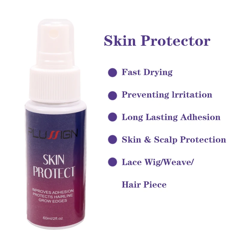 Wig glue hair bonding glue lace wig glue wig spray Melting Spray For Lace Wigs Glueless Install Waterproof Quick Drying Wig Melting Spray Ultra Hold Hair Adhesive For Hairline