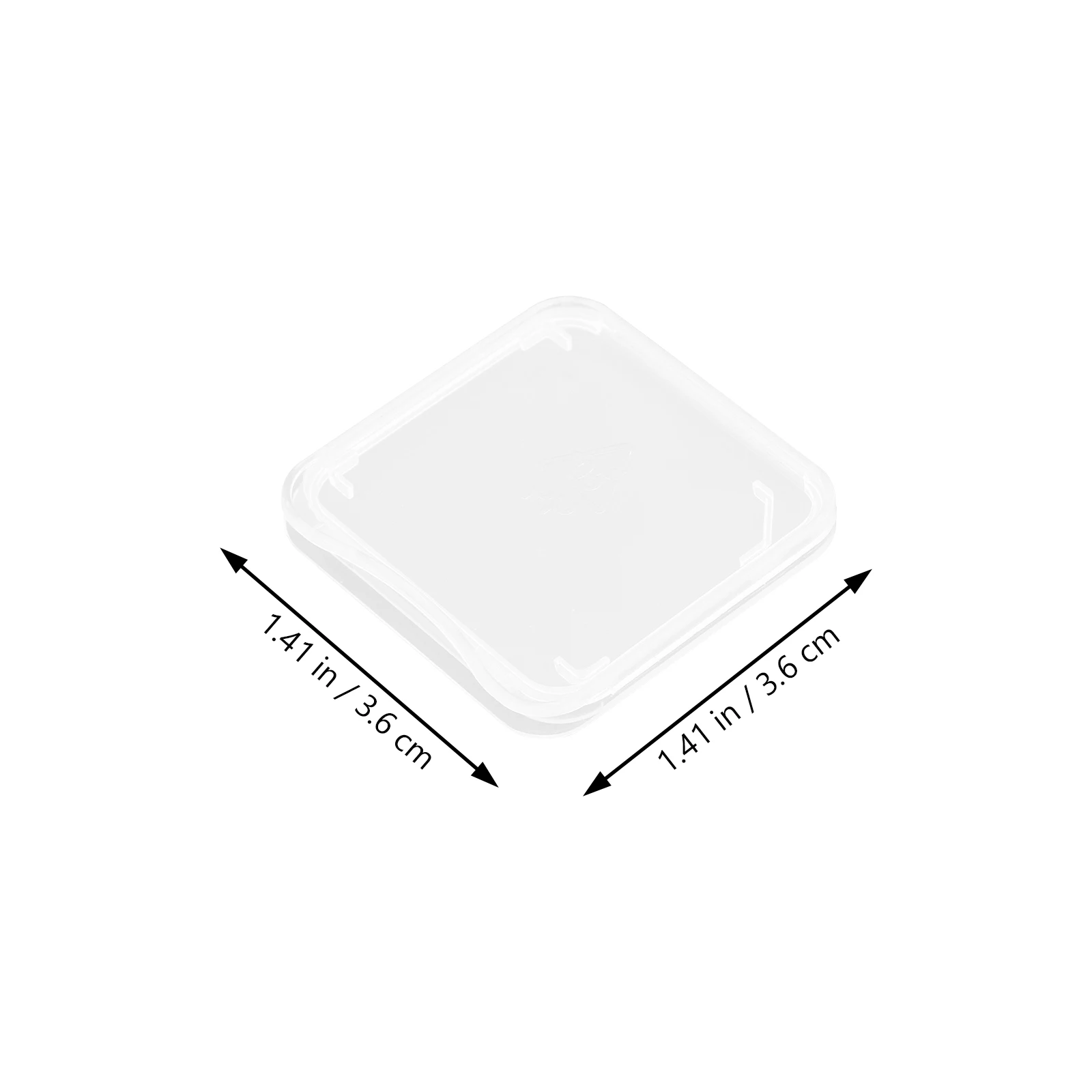 Transparent SD Memory Card Case 100pcs Micro SD Card Holder Protector Storage Boxes Plastic Packaging Box Organizers memory card storage case