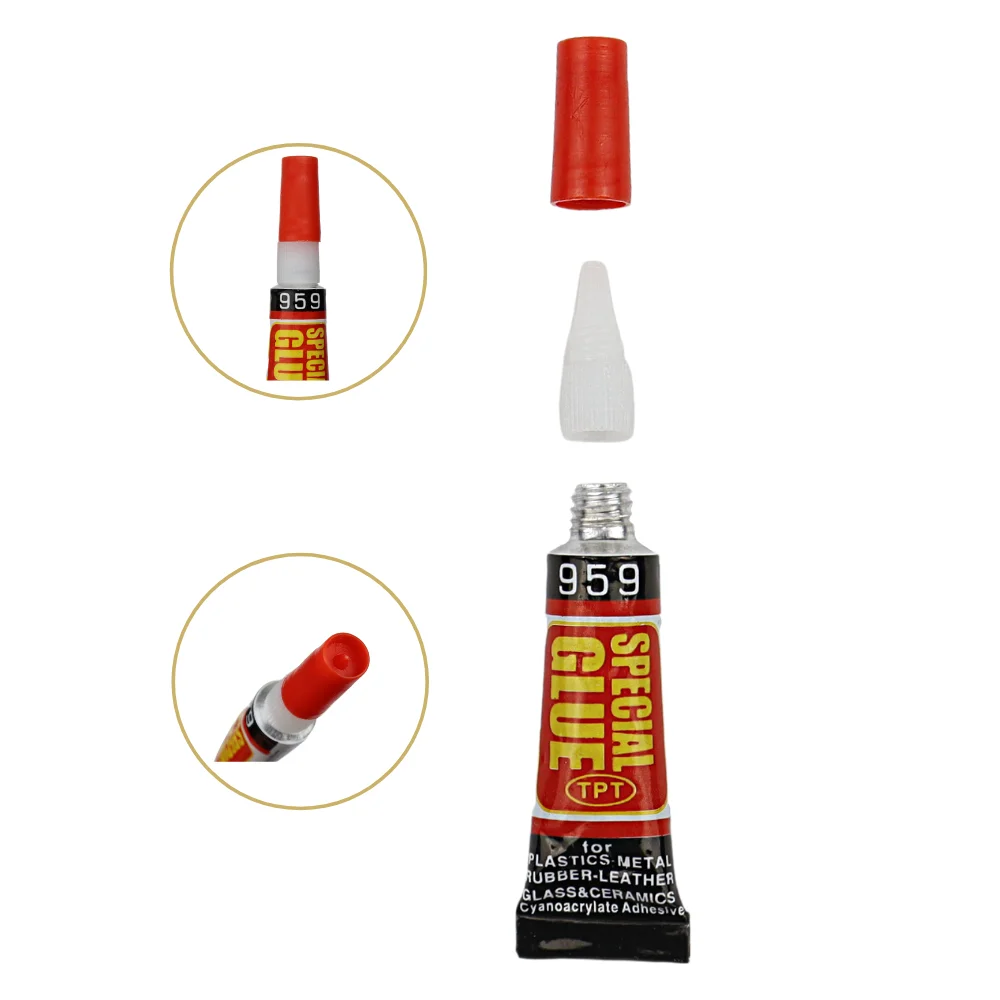 10/20/50pcs Stationery Shop Nail 502 Instant Strong Adhesive Super Liquid Universal Shoe Repair Cyanoacrylate Glue 1ML/PC 2