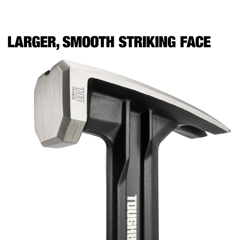 TOUGHBUILT TB-H1-1R-S16 TB-H1-1R-S18 16 OZ. 18 OZ. Smooth Polished Face Magnetic Hand Tool Steel Rip Hammer 5