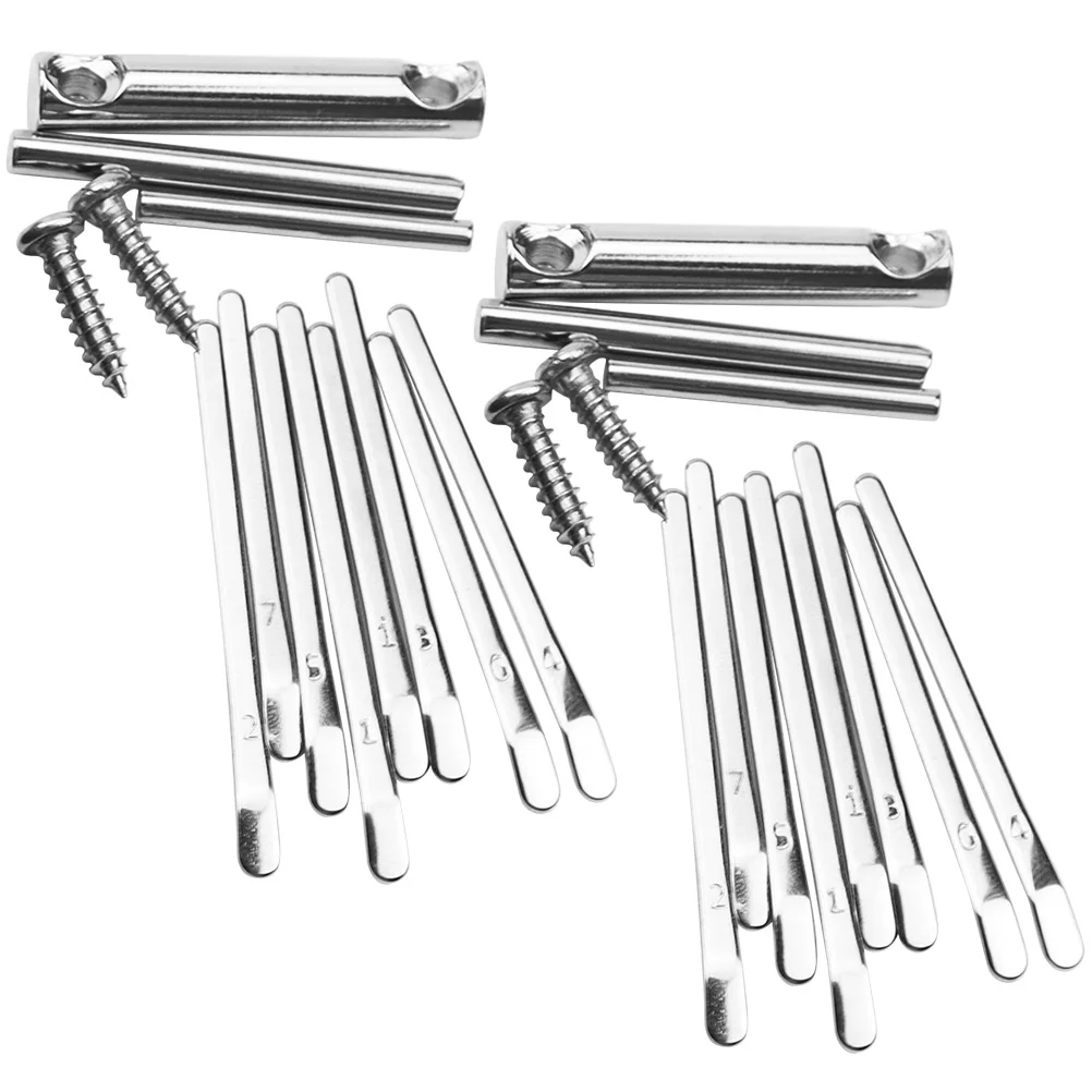 2 Sets Portable Thumb Piano Mini Kalimba For Lightweight Finger Piano Diy Musical Instruments Toy Beginner Melody