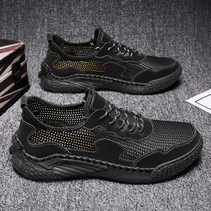 Modes sieta kedas Ikdienas vīriešu apavi Ērti, izturīgi, elpojoši, smalki, mīksti un nekaitē pēdām_voghion.com