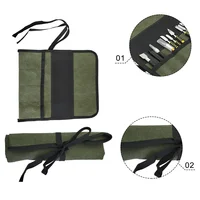 Multi-Purpose Roll Up Tool Bag Oxford Cloth Wrench Pouch Screwdrivers Drills Storage Case Bag For Hanging Tool 1