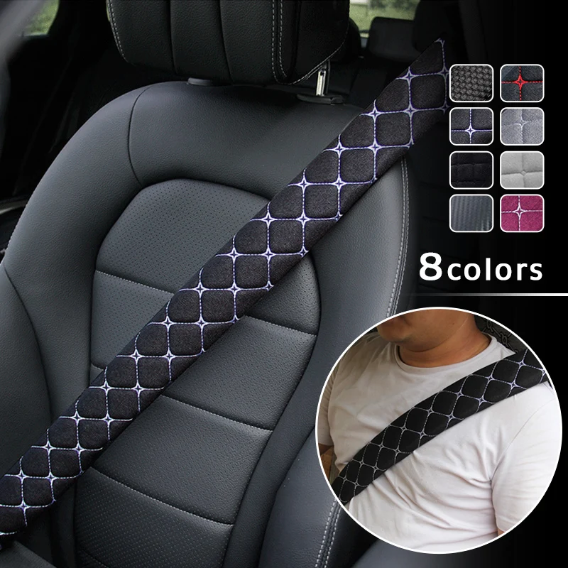 

Hot Sale 75cm Car Seat Belt Cover Shoulder Guard Lengthen Comfort Massage Breathable Padding Pad Truck Car Interior Accessories