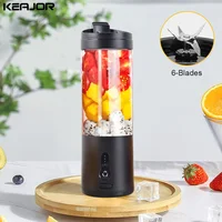 Mini Portable Blender  Fruit Juicer Smoothie Orange Fresh Juice Blender Multifunction Rechargeable Portable Bottle Mixer 1