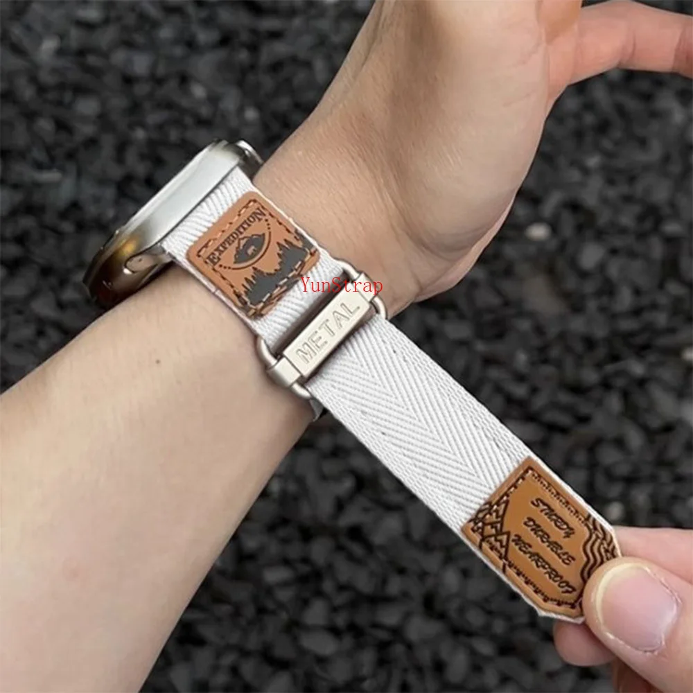 Premium Nylon Loop Band with Metal Buckle Bracelet