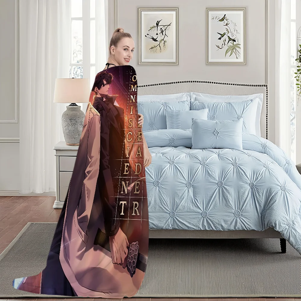 Novel Omniscient Reader Viewpoint comic Blanket Plush Nap Sofa rug for Living Room Office Bedroom Birthday Home Travel Kid Gifts 6