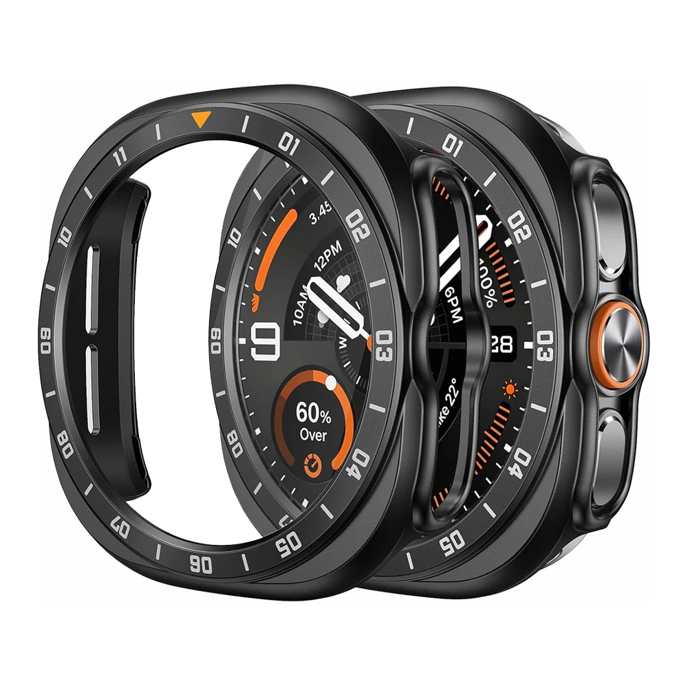 Premium Protective Bumper Shell for Galaxy Watch Ultra - Hard PC Case Cover (47mm)