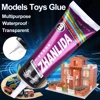 Zhanlida Clear Glue Adhesive Fabric Plastic Model Build Block Miniature DIY Craft Wood Acrylic Puzzle Frame Speaker Phone Cement 1