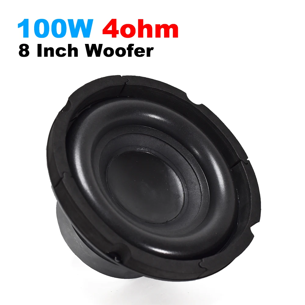 8Inch 80W 4Ohm Woofer Speaker Low Frequency Audio Bass SubWoofer DIY Hifi Sound System Home Theater Music Louderspeaker audio speakers