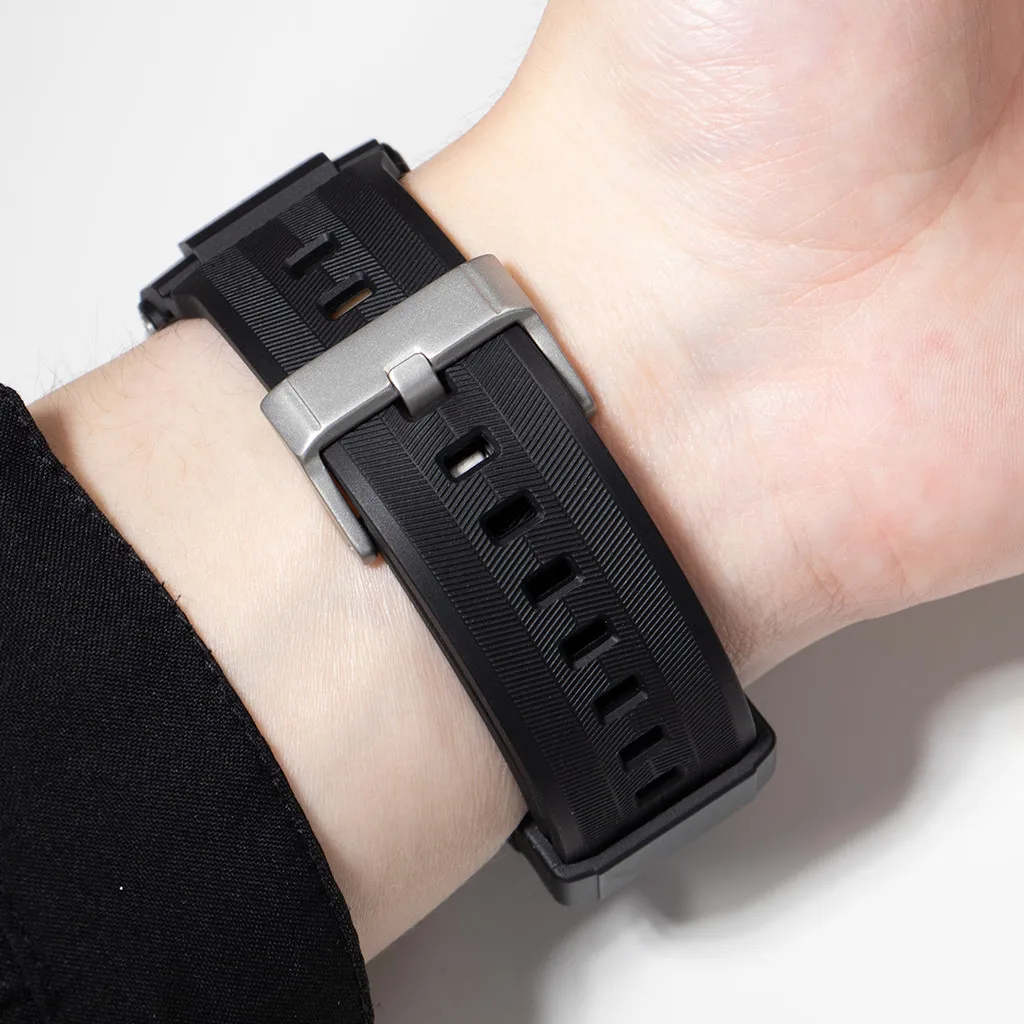 Luxury Titanium Silicone Sports Strap for Apple Watch - Premium Bracelet Accessories
