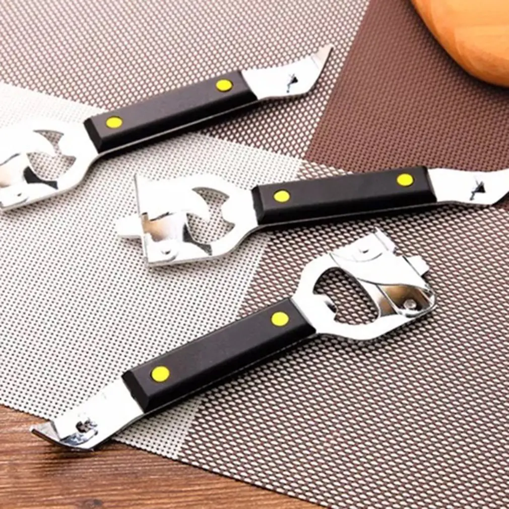 Household beer bottle opener multifunctional creative stainless steel cans beverage bottle opener