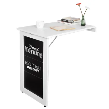 SoBuy FWT20-W Tavolo da parete Tavolo pieghevole Tavolo da pranzo Tavolo da cucina Memoboard BHT: 50x76x75 cm 1