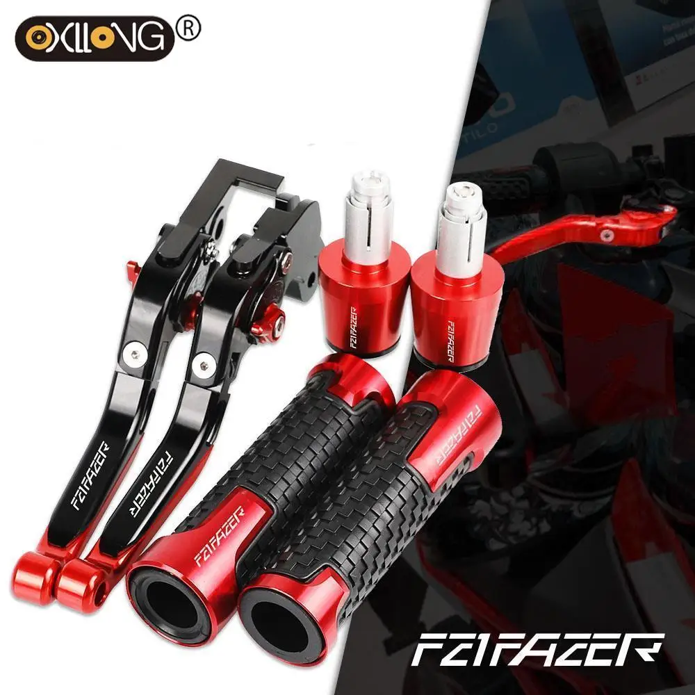 

FZ1 FAZER LOGO Brake Clutch Levers Handlebar Hand Grips ends For YAMAHA FZ1 FAZER 2007 2008 2009 2010 2011 2012 2013 2014 2015