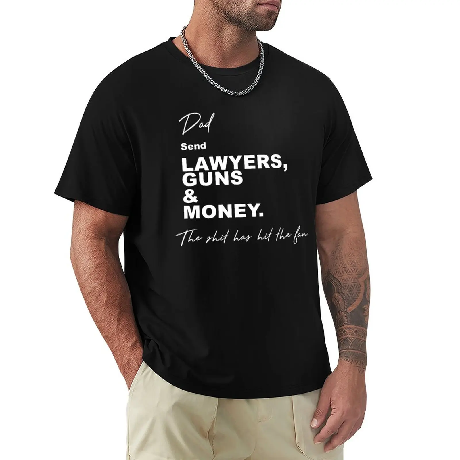 Send Lawyers guns and money T Shirt boys white t shirts Blouse plain t shirt custom t shirts