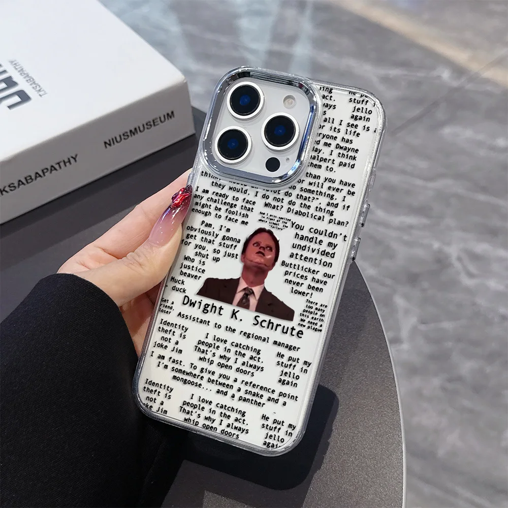 The Office TV Show Transparent Soft Silicone Phone Case