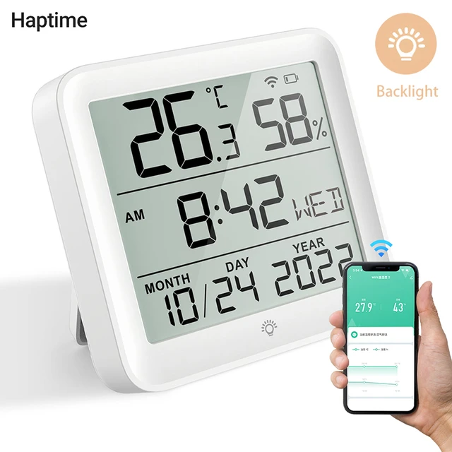 Digital Temperature Clock Baby  Baby Room Temperature Monitor - Temperature  Humidity - Aliexpress