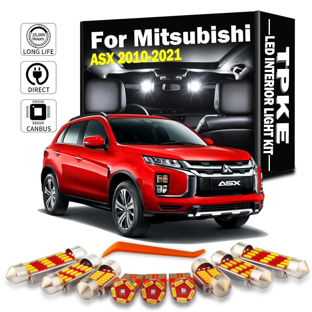 TPKE 11Pcs LED Interior Map Dome Light Kit For Mitsubishi ASX 2010 ...