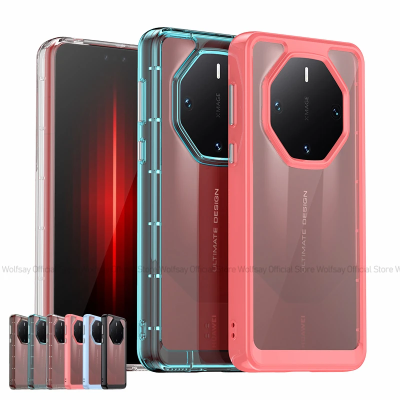 Per Huawei Mate 60 Rs Custodia Huawei Mate 60 Rs Mate 60 Pro Plus Cover Cover Posteriore Per Telefono In Silicone Antiurto Tpu Funda Di Lusso