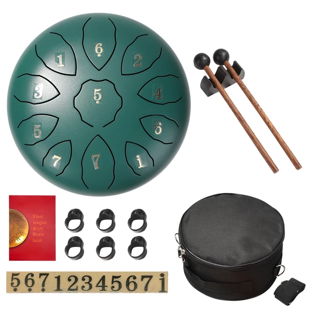 3/6/8 Inch Steel Tongue Drum Set Handpan Drum Pad Tank with Drumstick  Carrying Bag Percussion Instruments Accessories - AliExpress