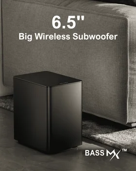 ULTIMEA 460W 7.1ch Soundbar with Dolby Atmos&APP Control, Home Theater Surround Bluetooth Speakers with Wireless Subwoofer 5