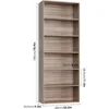 6-Tier Open Bookcase and Bookshelf, Freestanding Display Storage Shelves Tall Bookshelf Bookcase for Living Room and Office 3
