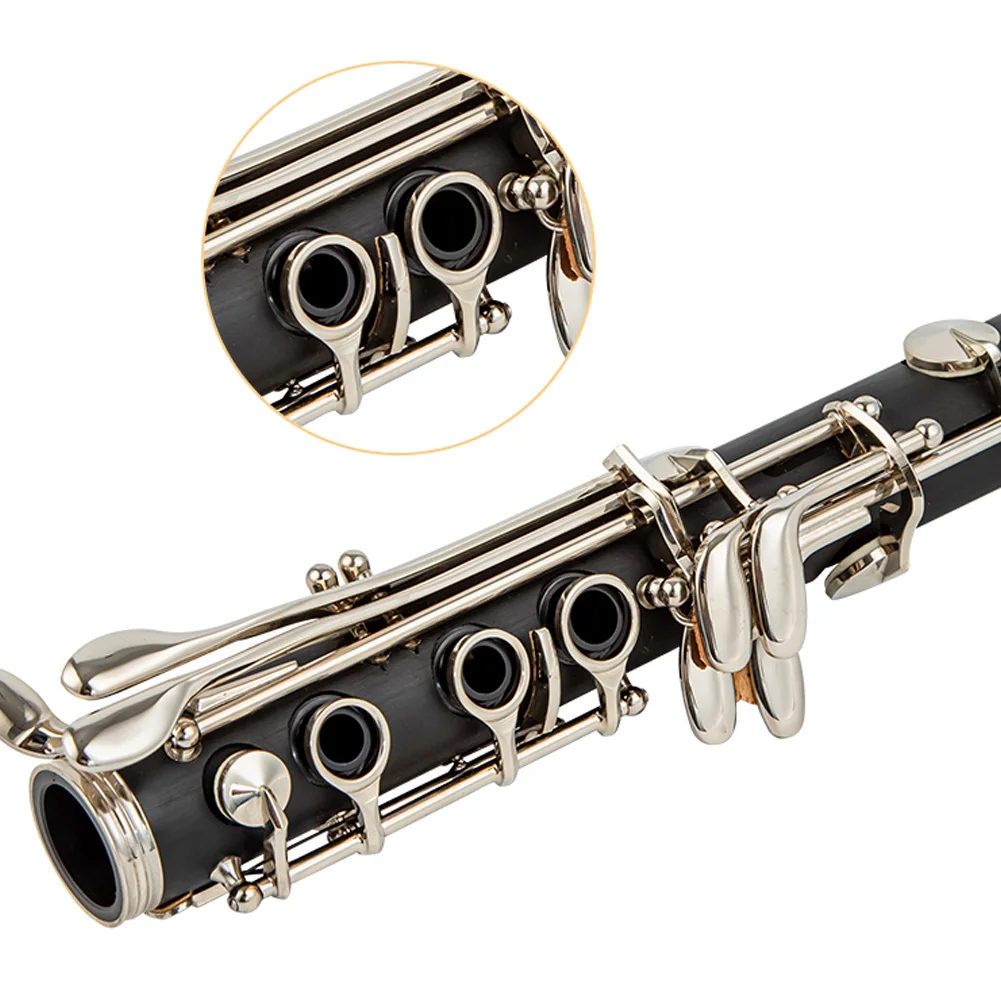 Rowtter Clarinet Falling Tune B 17 Key Sib Klarnet /ABS Body Material Clarinette