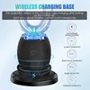 U Shape Sonic Electric Toothbrush 360 Degree Mouth Cleansing Automatic Silicone Toothbrush Cold Blue Light Teeth Whitening Brush 4