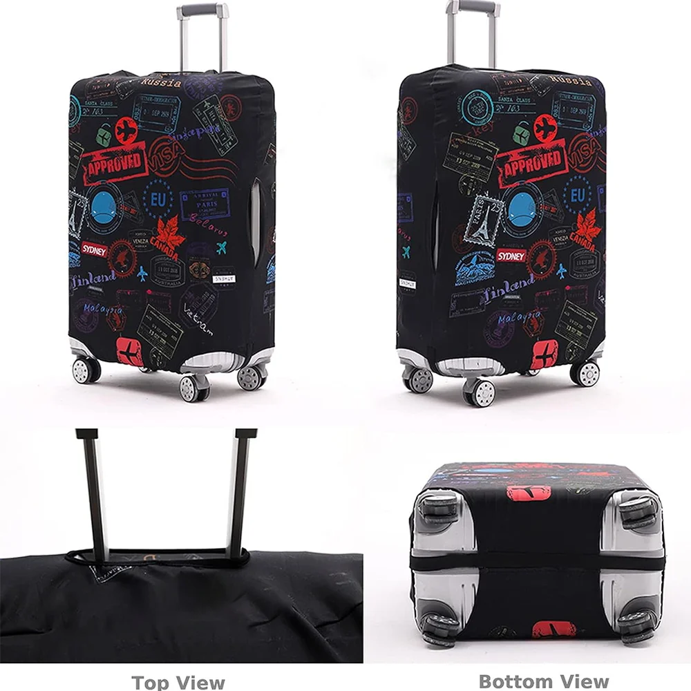 Hot Fashion World Approved Luggage Cover Protective Suitcase Cover Trolley Case Travel Luggage Dust Cover 18 to 32inch