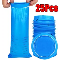Eco-Friendly Portable Disposable Vomit Clean-Up Bags - 1000ML Travel Size, Package of 5-50 Pcs (25Pcs)