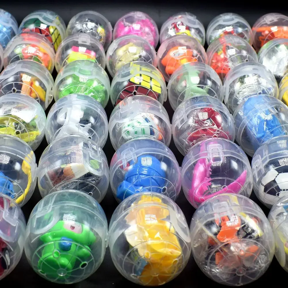 5/10 Pack 55mm Transparente Eierschale Gemischte Spielzeuge Kinder Geburtstag Party Geschenke Kindergarten Zurück Zu Schule Preise Karneval Party geschenke – Detail 1